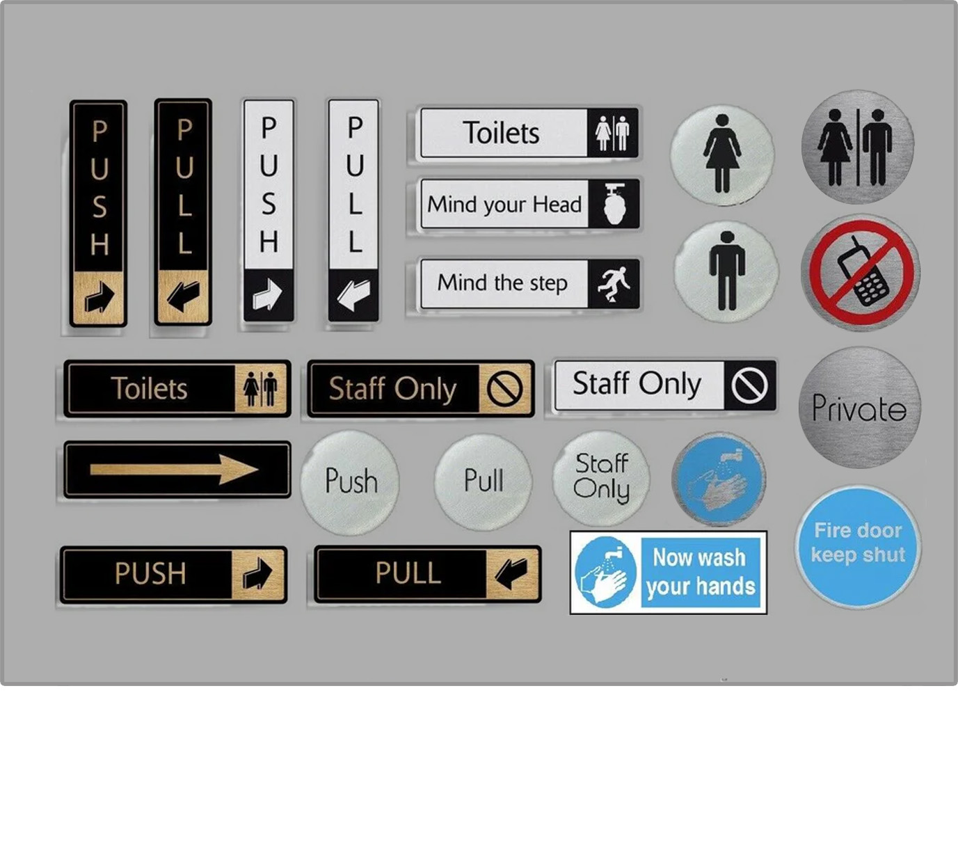 Signs, Menus and Bill Presenters