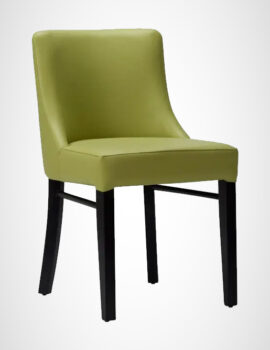 MERANO FINE DINNING CHAIR  FAUX LEATHER WITH WENGE/ORDHRE